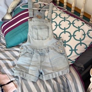 Pale Blue Overalls